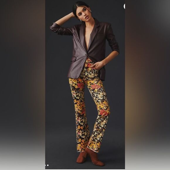 MOTHER The Hustler High-Rise ankle fray Corduroy Pants size 27 - Picture 1 of 8